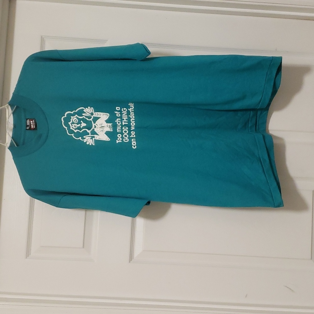 Best fruit of  the  loom  green tee
